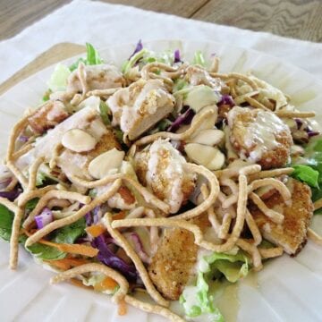 vegan oriental chicken salad