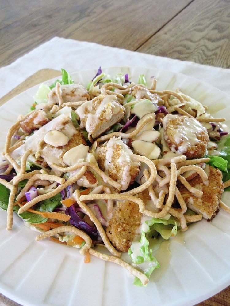vegan oriental chicken salad