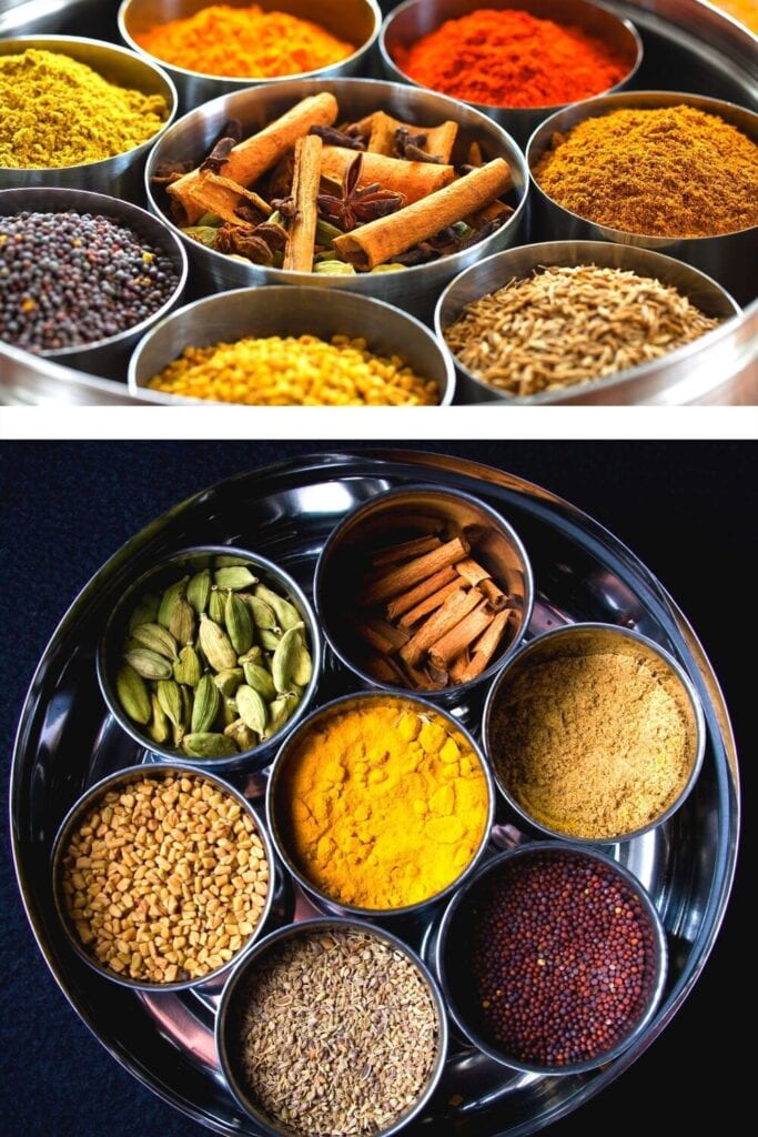 Masala dabba (Indian spice box)