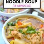 Instant pot vegan chicken noodle soup