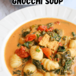 Coconut curry gnocchi soup