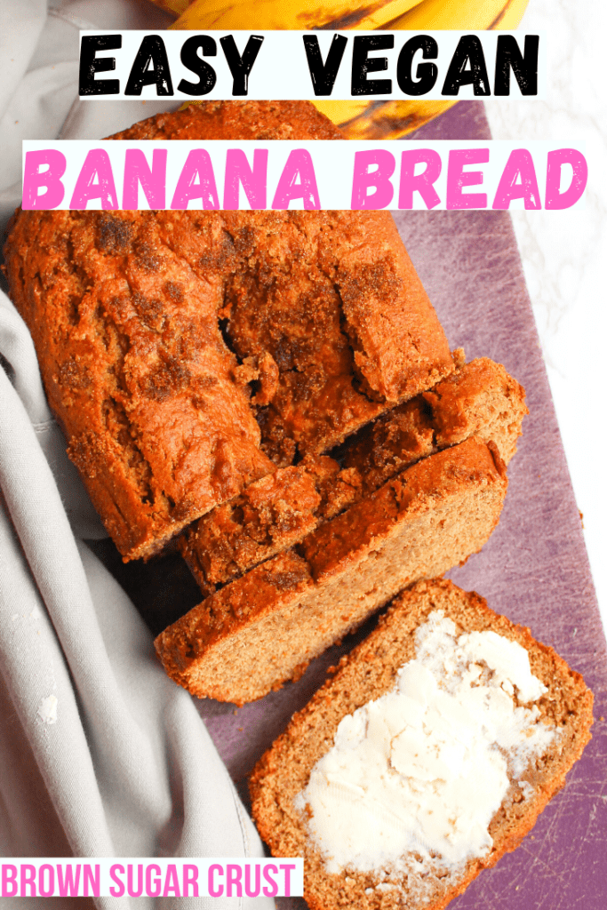 Easy vegan banana bread