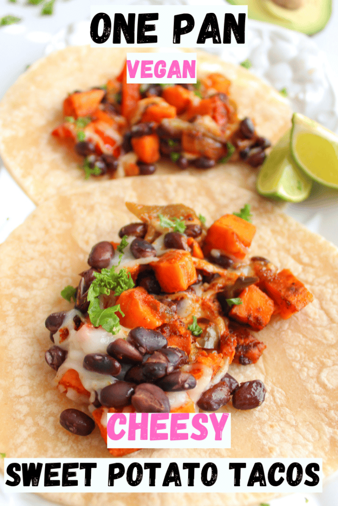 vegan sweet potato and black bean tacos