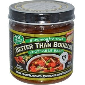 Jar of vegan bouillon paste