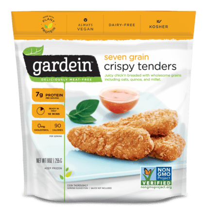 package of gardein vegan chicken tenders