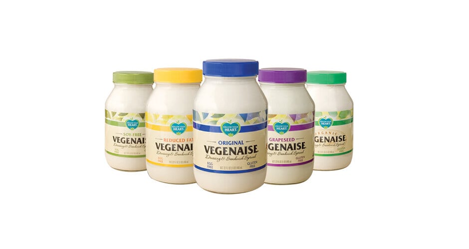 jars of vegan mayonnaise