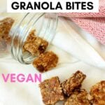 Easy five ingredient chocolate chip granola bites