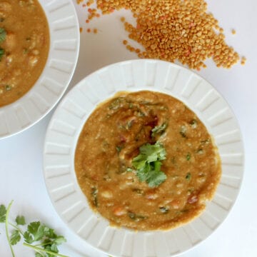 Slow Cooker Curry Red Lentil Soup