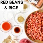 Easy vegan red beans and rice