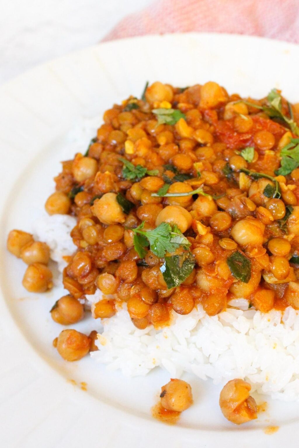 Easy chickpea lentil curry with coconut milk Damn Tasty Vegan