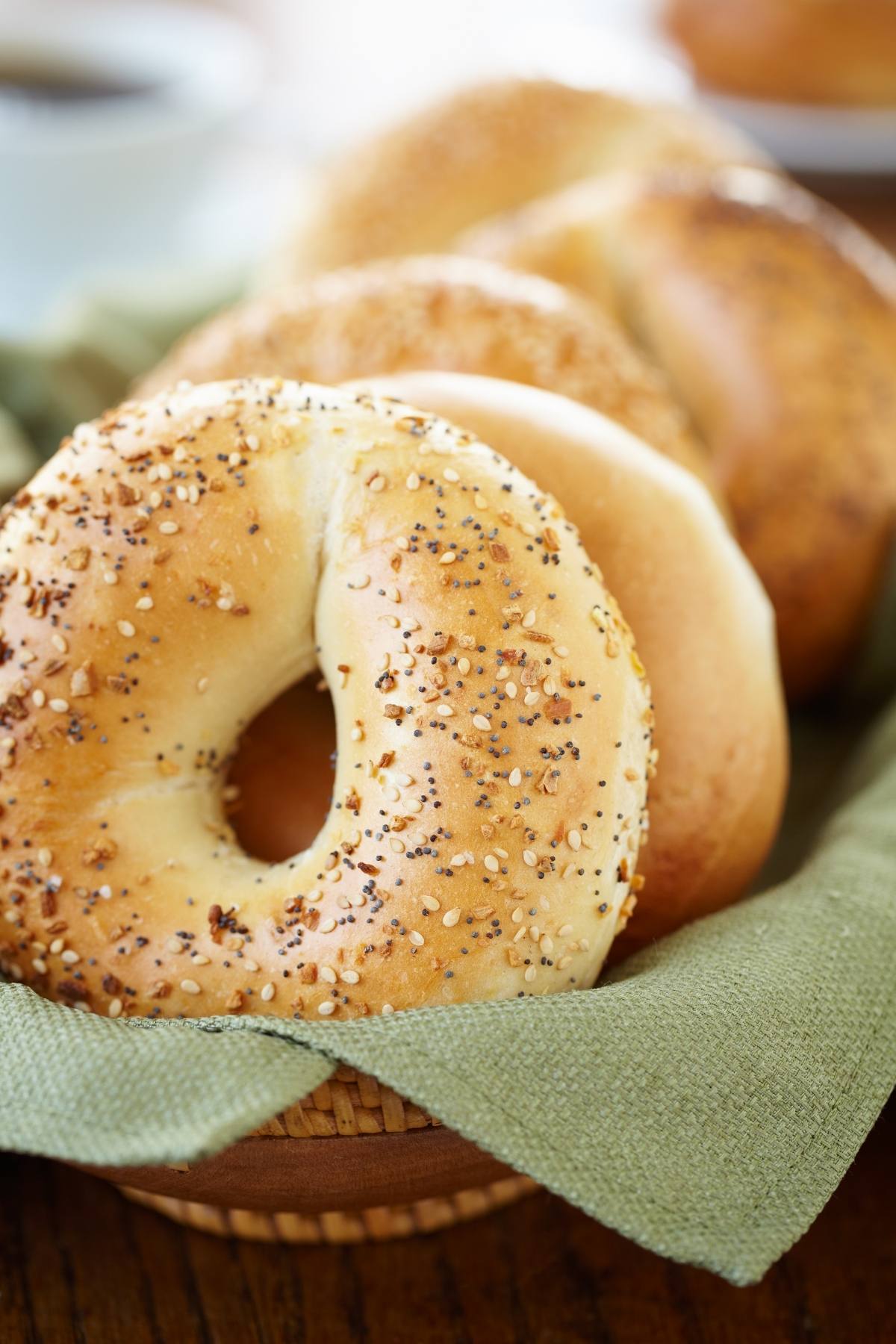 Vegan bagel at panera bread