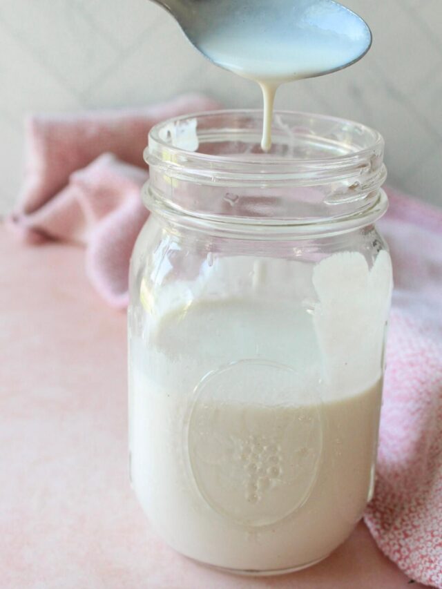 Easy vegan heavy cream Damn Tasty Vegan