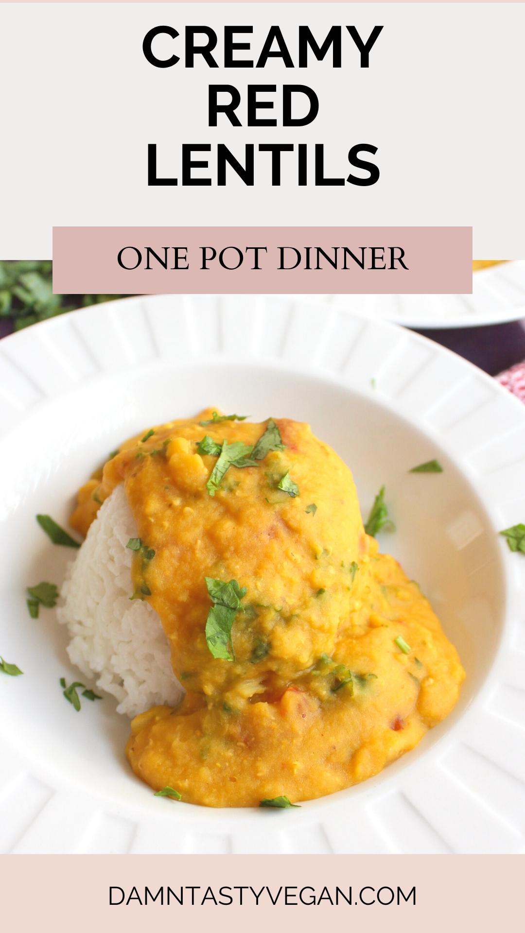 Red lentils in online instant pot