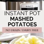 Instant pot mashed potatoes pinterest image