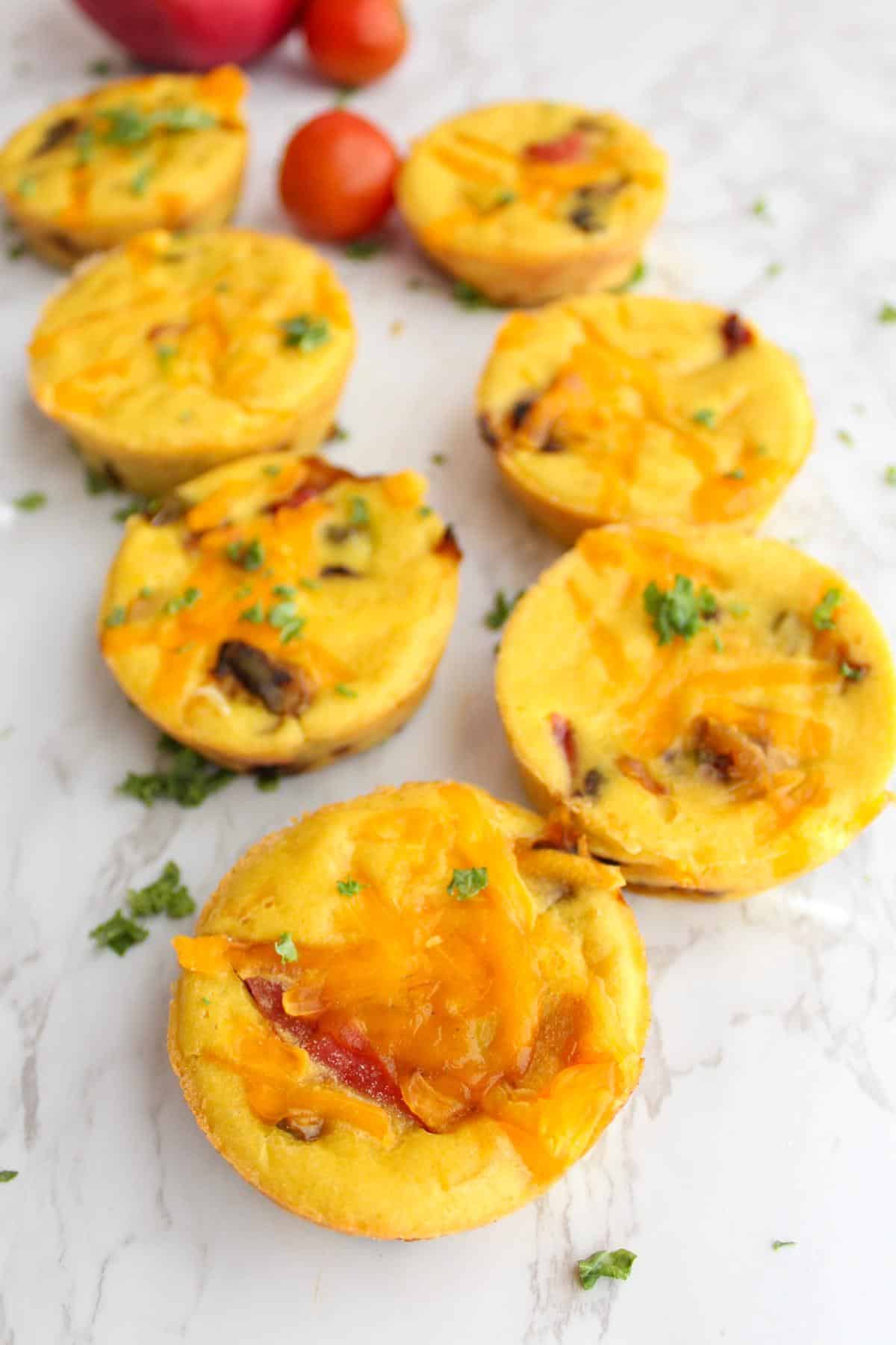 Vegan quiche without tofu on a serving dish.