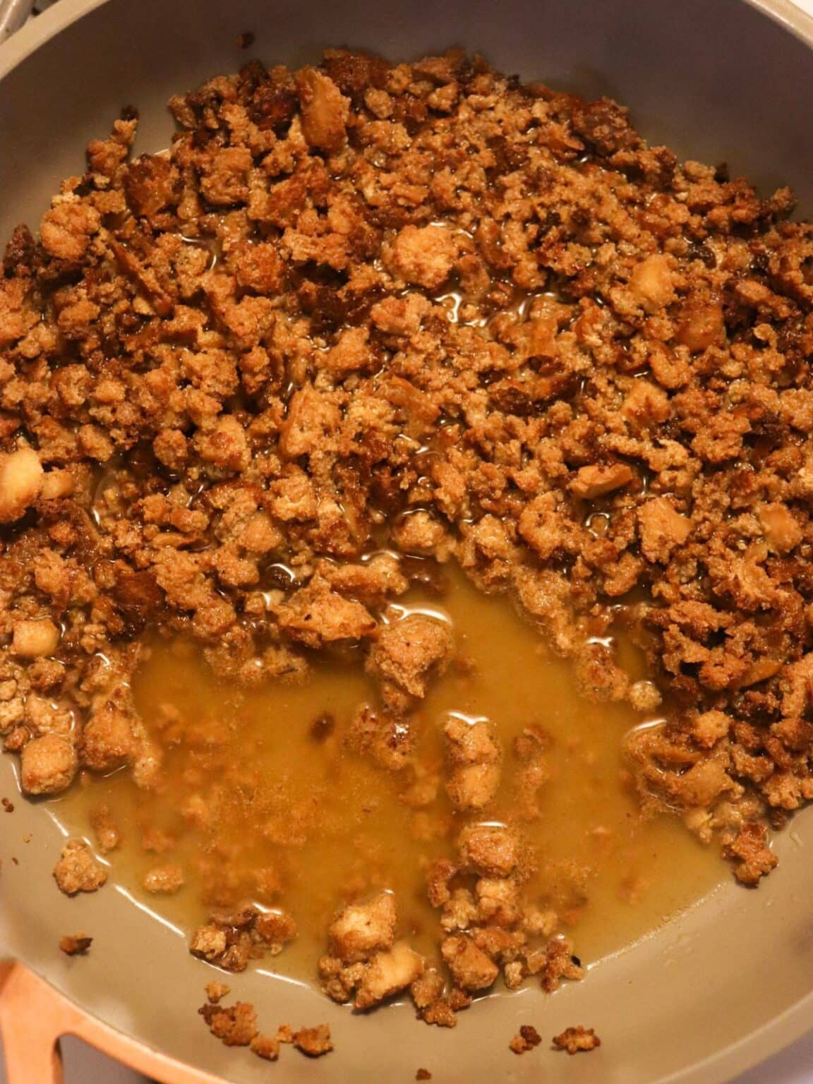 Easy Tofu Ground Beef Crumbles - Damn Tasty Vegan